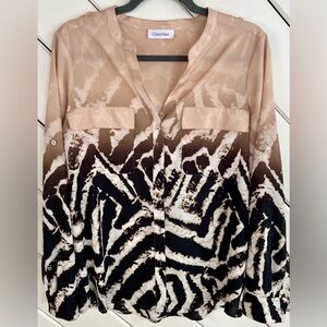 Calvin Klein Elegant Beige Top